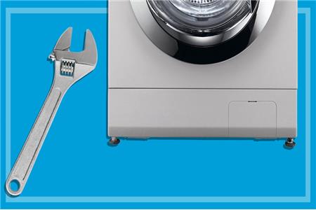 علت جمع شدن آب در ماشین لباسشویی خاموش