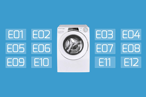 ارورهای ماشین لباسشویی کندی