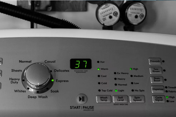 تنظیم تایمر ماشین لباسشویی