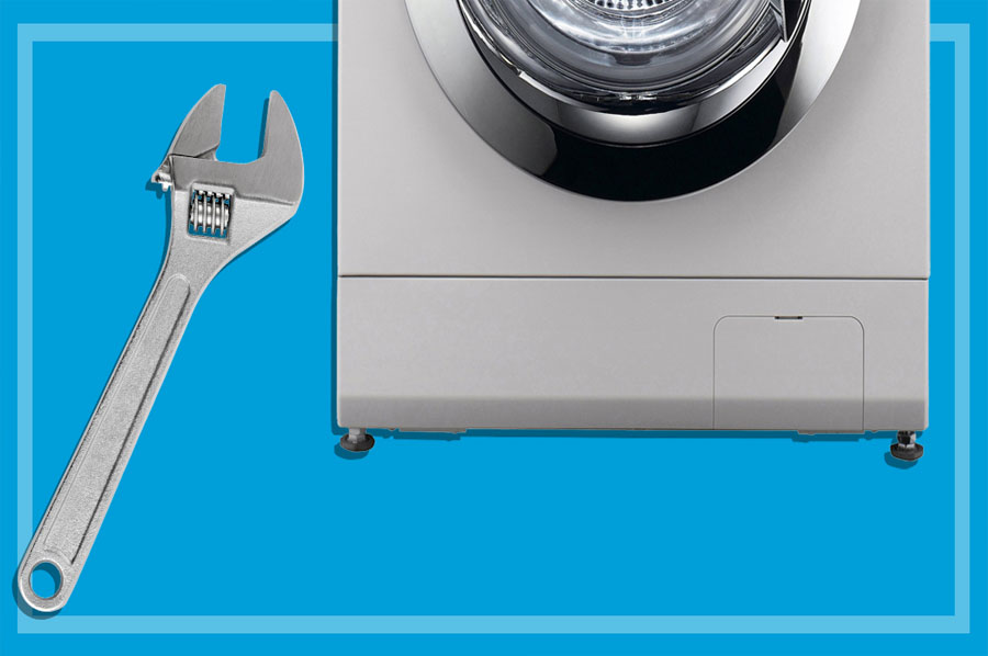 علت جمع شدن آب در ماشین لباسشویی خاموش